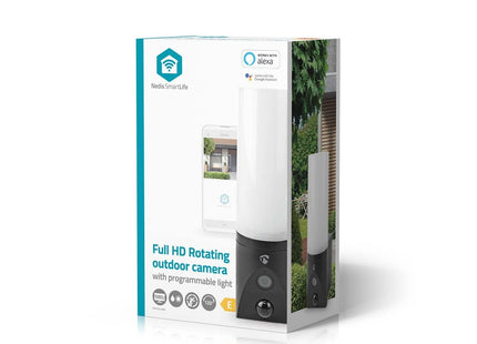 2Mp SmartLife WiFi Camera voor buiten met geïntegreerde Led Lamp - alarmsysteemexpert.nl