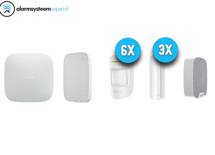 Alarmsysteem Kit 5 Draadloos (Wit) - alarmsysteemexpert.nl