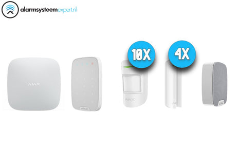 Alarmsysteem Kit 6 Draadloos (Wit) - alarmsysteemexpert.nl