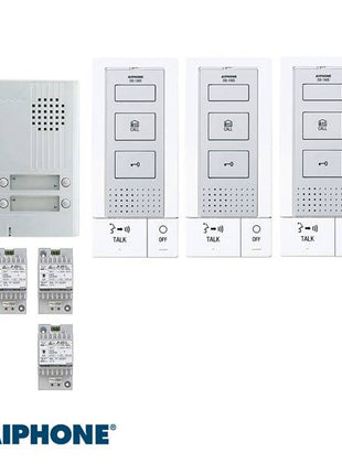 AP-KITDB3, Hands-Free Audio Set, 3 Appartementen - alarmsysteemexpert.nl