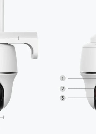 Argus PT Dual, draadloze Pan & Tilt Dual WiFi camera op batterij (oplaadbaar) - alarmsysteemexpert.nl