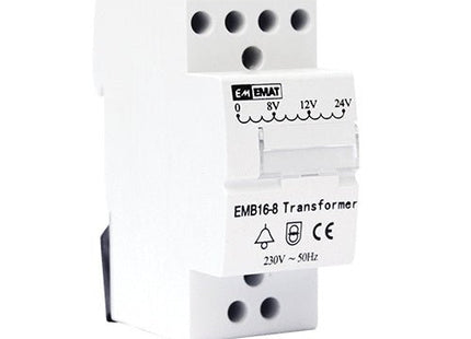 Beltrafo 8V-12V-24V AC, geschikt voor o.a. video deurbellen - alarmsysteemexpert.nl