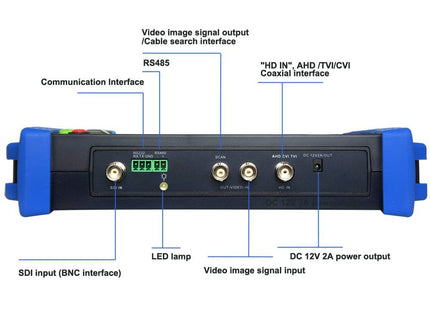 CCTV/ IP camera-tester voor IP, HD-TVI, HD-CVI en CVBS camera's (Tot 8MP/4K geschikt) - alarmsysteemexpert.nl