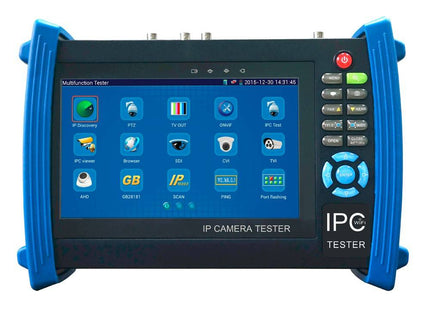 CCTV/ IP camera-tester voor IP, HD-TVI, HD-CVI en CVBS camera's (Tot 8MP/4K geschikt) - alarmsysteemexpert.nl