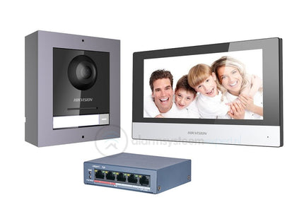 Complete Intercom KIT met PoE Switch - alarmsysteemexpert.nl