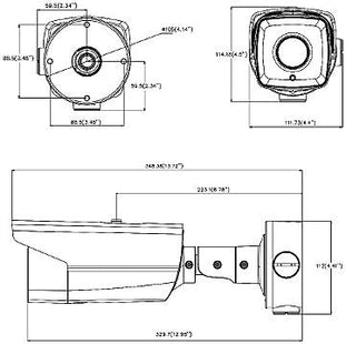 DS-2CD4B26FWD-IZS Darkfighter lite 2,8-12mm, 2 mp bullet camera met motorized zoom lens - alarmsysteemexpert.nl