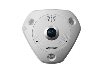 DS-2CD6365G0-IVS, 6Mp Fisheye 360gr. camera BUITEN versie, PoE, microfoon/speaker, sd slot - alarmsysteemexpert.nl