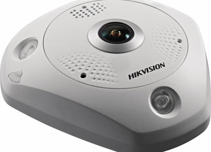 DS-2CD6365G0-IVS, 6Mp Fisheye 360gr. camera BUITEN versie, PoE, microfoon/speaker, sd slot - alarmsysteemexpert.nl