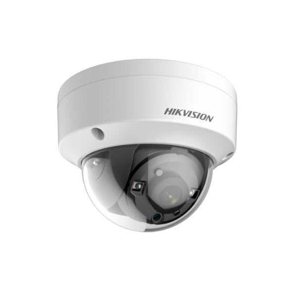 DS-2CE57H0T-VPITE 5MP D/N IR 3-Axis PoC Vandaal Dome 2.8mm Vaste lens - alarmsysteemexpert.nl