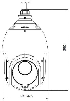 DS-2DE4425IW-DE (T5) PTZ | 4MP | 25x zoom | 100m IR | AcuSense | Darkfighter - alarmsysteemexpert.nl