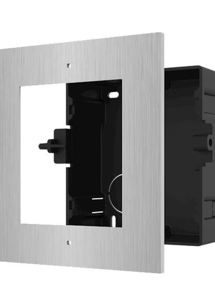 DS-KD-ACF1/S Inbouwframe 1 module RVS - alarmsysteemexpert.nl