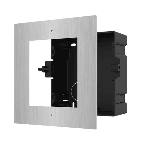 DS-KD-ACF1/S Inbouwframe 1 module RVS - alarmsysteemexpert.nl