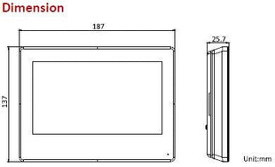 DS-KH9310-WTE1 (B) Android Indoor Station PoE 7" Inch - alarmsysteemexpert.nl