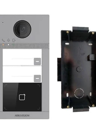 DS-KV8413-WME1/FLUSH Inbouw 4 beldrukkers IR verlichting PoE 12v - alarmsysteemexpert.nl