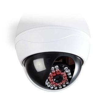 Dummy beveiligingscamera Dome IP44 Wit - alarmsysteemexpert.nl