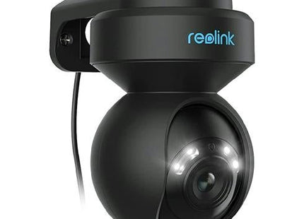 E1 Outdoor Zwart, slimme 5MP PTZ Dual-Band WiFi camera met spotlights - alarmsysteemexpert.nl