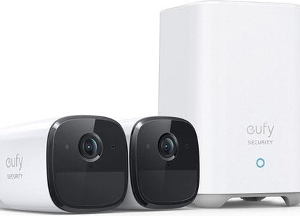 EufyCam 2 Pro, draadloze cameraset met 2 cameras en Homebase 2 - alarmsysteemexpert.nl