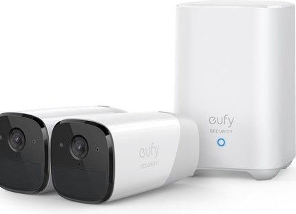 EufyCam 2 Pro, draadloze cameraset met 2 cameras en Homebase 2 - alarmsysteemexpert.nl