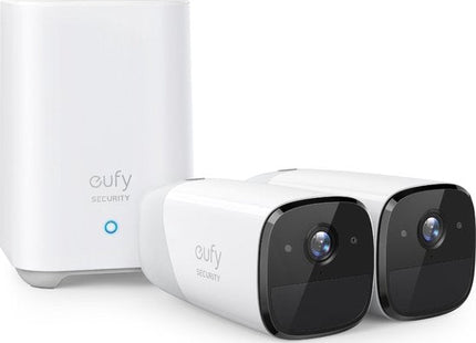 EufyCam 2 Pro, draadloze cameraset met 2 cameras en Homebase 2 - alarmsysteemexpert.nl