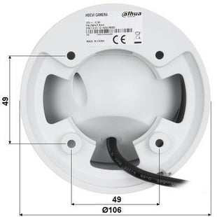 HAC-HDW2802T-A, 4K Starlight HDCVI IR Eyeball Camera - alarmsysteemexpert.nl