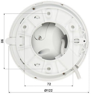 IPC-HDW2831TM-AS-S2 8MP Turret SD slot PoE IR-Leds Build-in Mic. - alarmsysteemexpert.nl