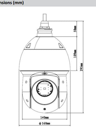 IPC-SD49225XA-HNR 2MP Speed Dome 25x zoom - alarmsysteemexpert.nl