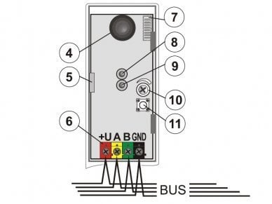 JA-110B BUS akoestische glasbreuk detector - alarmsysteemexpert.nl