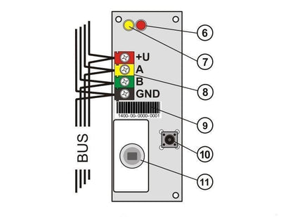 JA-110P BUS PIR bewegingsdetector – ECO - alarmsysteemexpert.nl