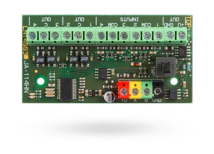 JA-114HN BUS aansluitmodule met 4 in- en uitgangen - alarmsysteemexpert.nl