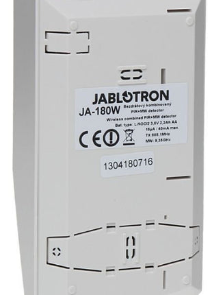 JA-180W Draadloze PIR en MW detectie - alarmsysteemexpert.nl