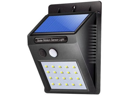 Klein model LED schriklamp voor buiten met sensor (draadloos) - alarmsysteemexpert.nl