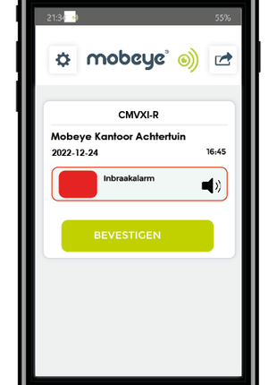 Mobeye CMVXI-R, 4G Outdoor alarm - alarmsysteemexpert.nl