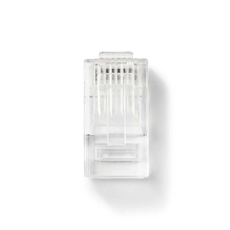 RJ45 Connector CAT5 UTP Pass Through 10 stuks voor soepele aders (stranded) - alarmsysteemexpert.nl