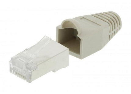 RJ45 Connector CAT6 FTP Pass Through Solid 10 stuks - alarmsysteemexpert.nl