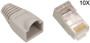 RJ45 Connector CAT6 UTP Set 10 stuks - alarmsysteemexpert.nl