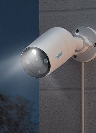 RLC-1212A, intelligente 12MP PoE bulletcamera met spotlight - alarmsysteemexpert.nl