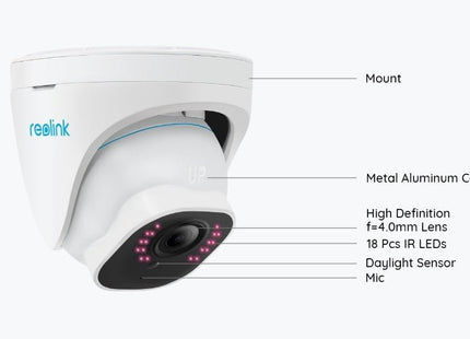 RLC-820A 4K 8 Megapixel POE Slimme detectie DEMO - alarmsysteemexpert.nl