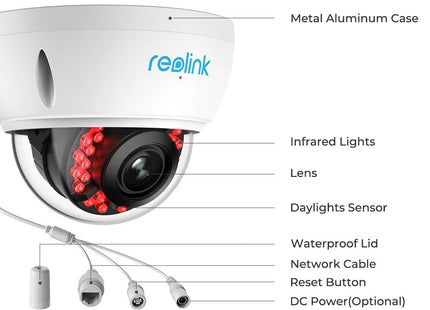 RLC-842A 4K PoE Intelligent Detection & 5X Optical Zoom - alarmsysteemexpert.nl