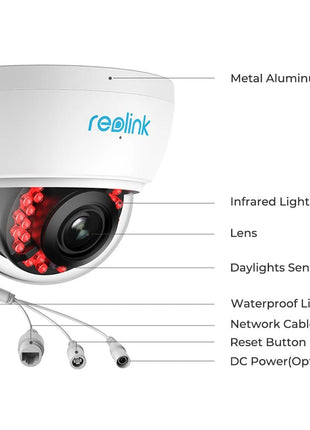 RLC-842A 4K PoE Intelligent Detection & 5X Optical Zoom - alarmsysteemexpert.nl