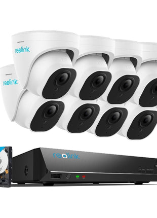 RLK16-800D8-AI, slimme 8 Mp set 16 Kanalen Ingebouwde 4TB HDD - alarmsysteemexpert.nl