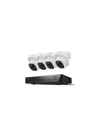 RLK8-520D4-AI 4x 5 Megapixel Eyeball 8 kanaals NVR Ingebouwde 2TB HDD Slimme detectie - alarmsysteemexpert.nl