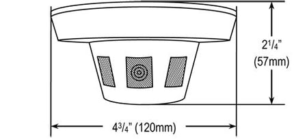 Rookmelder Verborgen IP Camera, Full HD, PoE, ONVIF - alarmsysteemexpert.nl