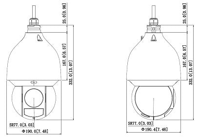 SD5A445XA-HNR 4MP 45x PTZ Autotracking 150Mtr - alarmsysteemexpert.nl