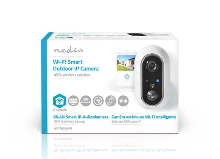 SmartLife Camera voor Buiten Wi-Fi Full HD IP65 Cloud / MicroSD - alarmsysteemexpert.nl