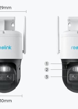 Trackmix-WiFi, 4K Dual-Lens, PTZ Camera with Motion Tracking - alarmsysteemexpert.nl