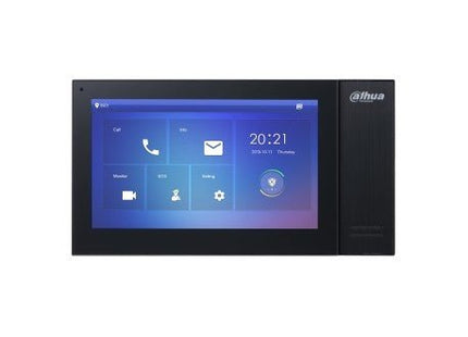 VTH2421FB-P, Binnenpost 7 inch Touch screen, zwart, PoE, SIP - alarmsysteemexpert.nl