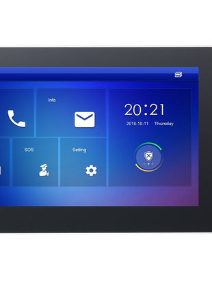 VTH2421FW-P, Binnenpost 7 inch Touch screen, wit, PoE, SIP - alarmsysteemexpert.nl