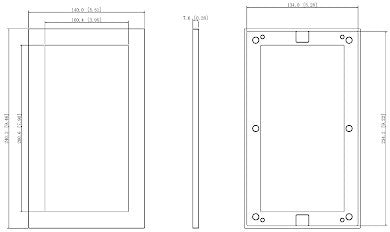 VTM125 Front voor 2 modules - alarmsysteemexpert.nl