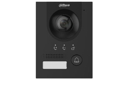 VTO2202F-P-S2 Zwart, buitenpost, IP en 2-draads, 160gr camera, PoE - alarmsysteemexpert.nl