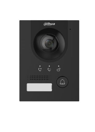 VTO2202F-P-S2 Zwart, buitenpost, IP en 2-draads, 160gr camera, PoE - alarmsysteemexpert.nl